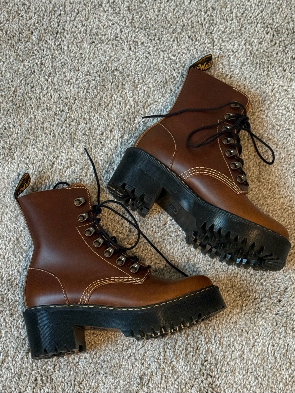 Dr. Martens Leona Lace-Up Boots